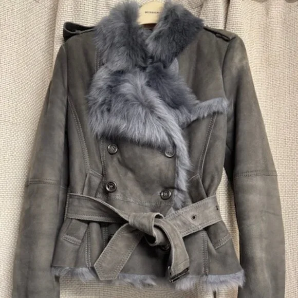 Burberry Shearling Jacket - Picture 1 of 6
